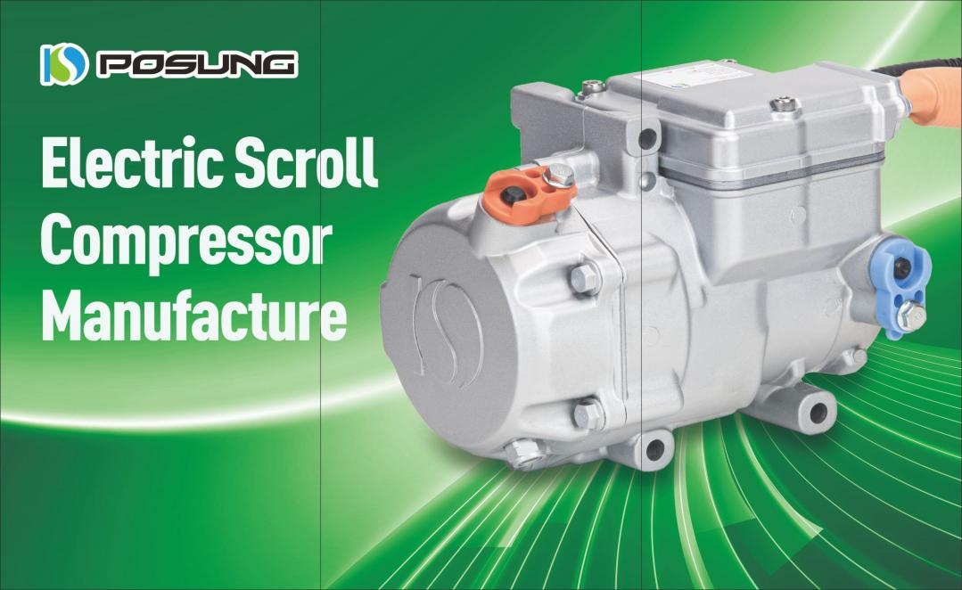 Electric scroll air conditioning compressor is a major advance.